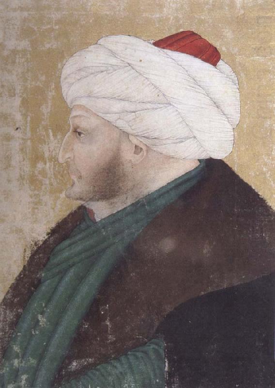 Portrait of the Ottoman sultan Mehmed the Conqueror, Costanzo da Ferrara